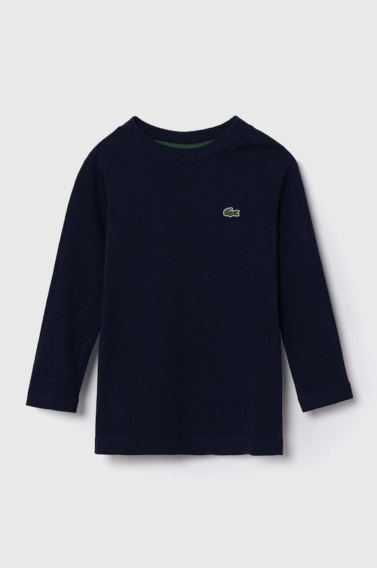 Lacoste longsleeve bawełniany dziecięcy bawełna granatowy TJ1123
