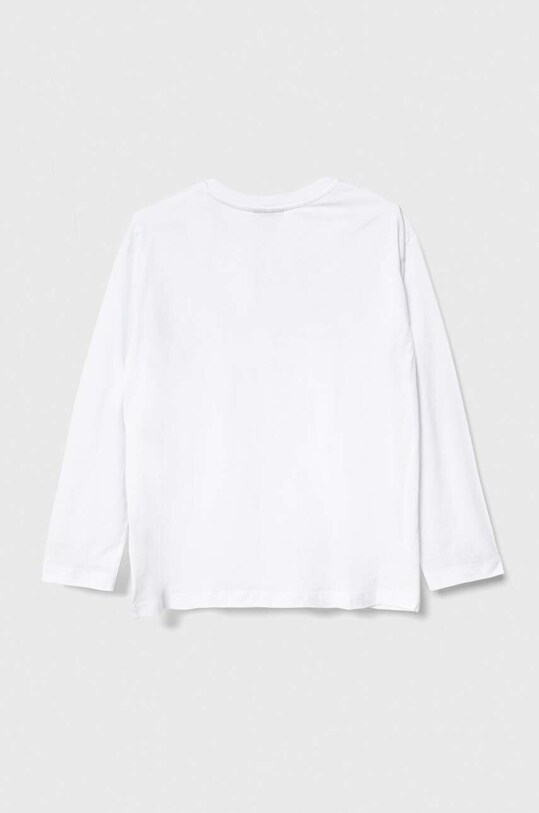 United Colors of Benetton longsleeve din bumbac pentru copii x Disney 3096C10G0.G.SEASONAL alb AW23