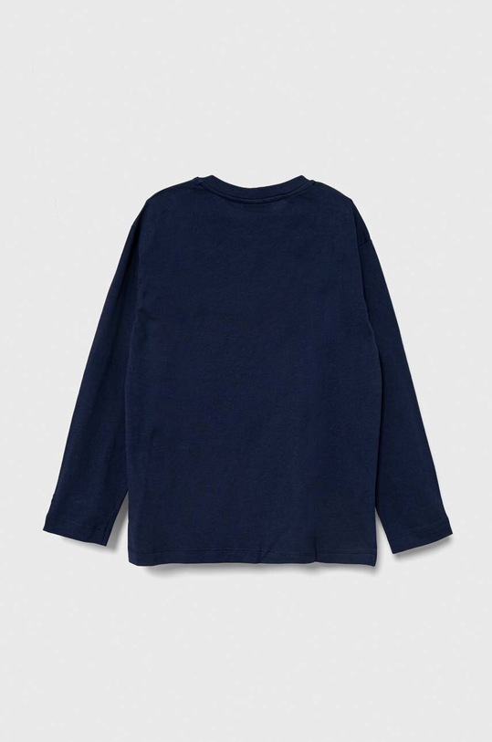 United Colors of Benetton longsleeve din bumbac pentru copii x Disney 3096C10G0.G.SEASONAL bleumarin AW23