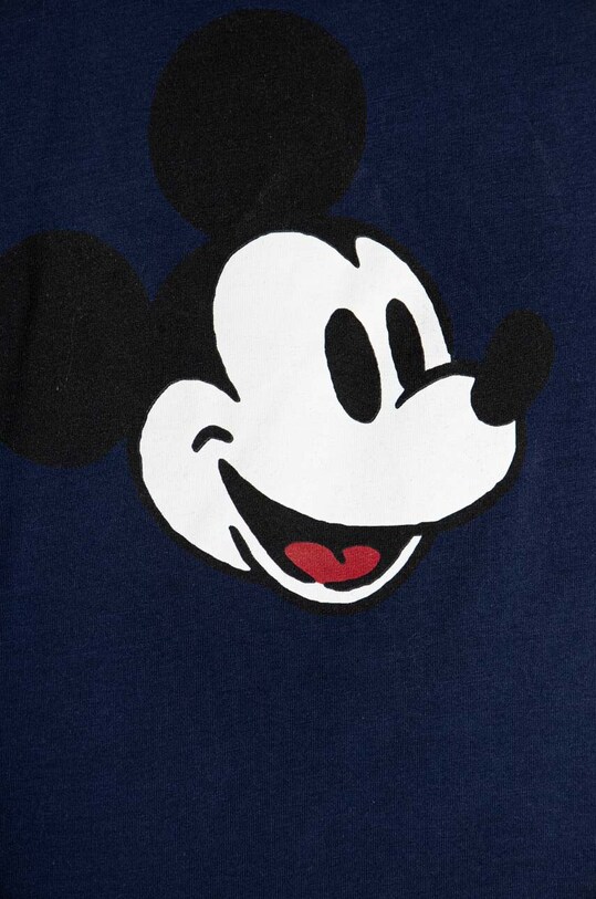 Dziewczynka United Colors of Benetton longsleeve bawełniany dziecięcy x Disney 3096C10G0.G.SEASONAL granatowy