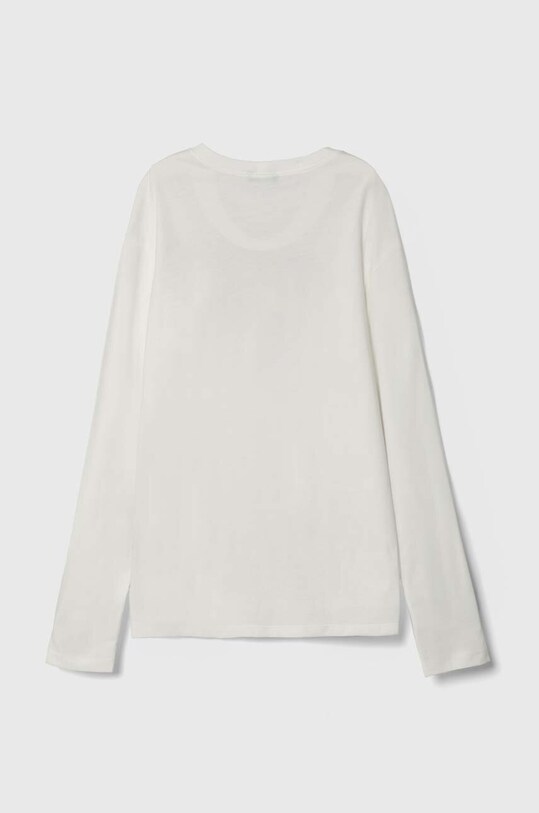 Παιδικό βαμβακερό μακρυμάνικο United Colors of Benetton 3VR5C10DI.G.SEASONAL λευκό AW23