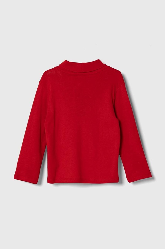 United Colors of Benetton longsleeve bawełniany dziecięcy 3FHAG105E.P.SEASONAL czerwony AW23