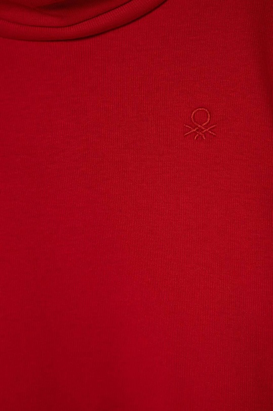 Chłopiec United Colors of Benetton longsleeve bawełniany dziecięcy 3FHAG105E.P.SEASONAL czerwony