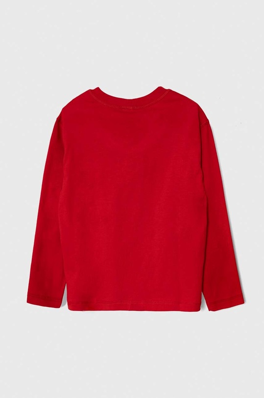 United Colors of Benetton longsleeve bawełniany dziecięcy x Disney 3VR5C10GU.G.SEASONAL czerwony AW23
