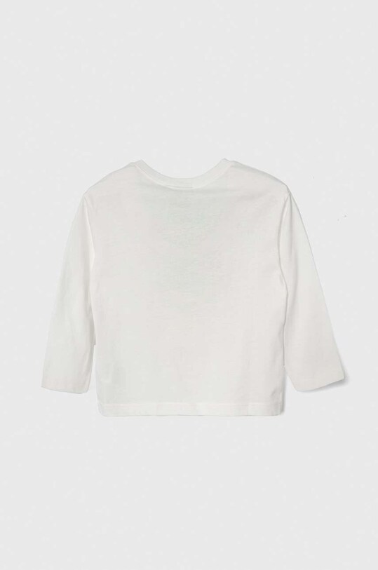 United Colors of Benetton longsleeve bawełniany dziecięcy x Disney 3VR5G10CR.P.SEASONAL biały AW23