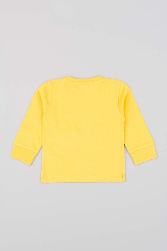 zippy longsleeve bawełniany niemowlęcy 3105545001 żółty AW23