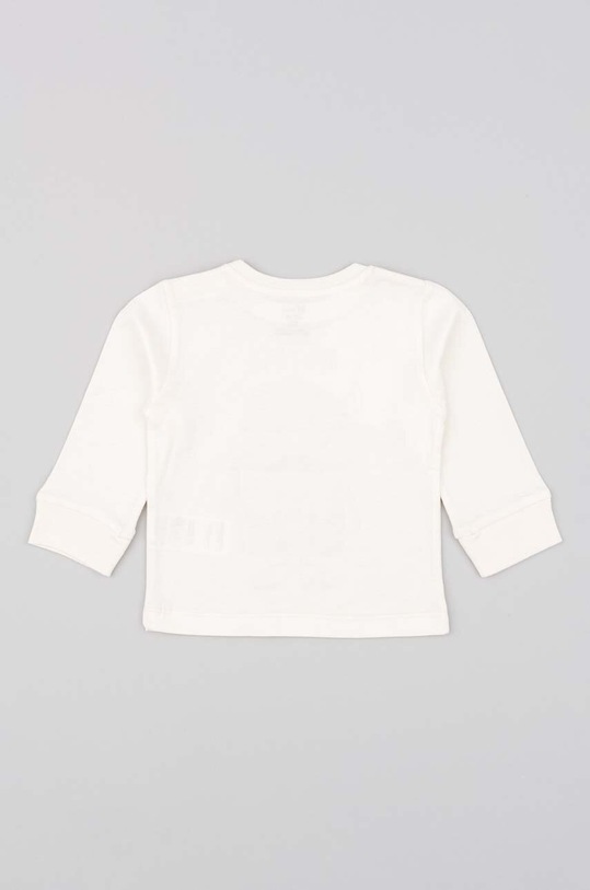 Chłopiec zippy longsleeve bawełniany niemowlęcy 3105545003 biały