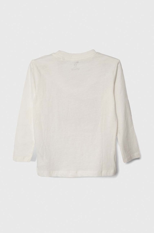 zippy longsleeve bawełniany dziecięcy 3105626003 biały AW23