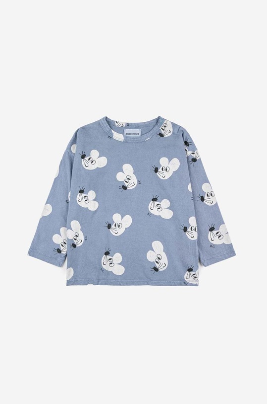 Bobo Choses baba pamut hosszú ujjú 223AB006 lila AW23
