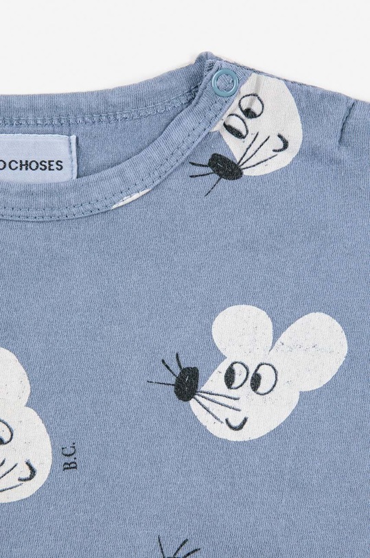 Fiú Bobo Choses baba pamut hosszú ujjú 223AB006 lila