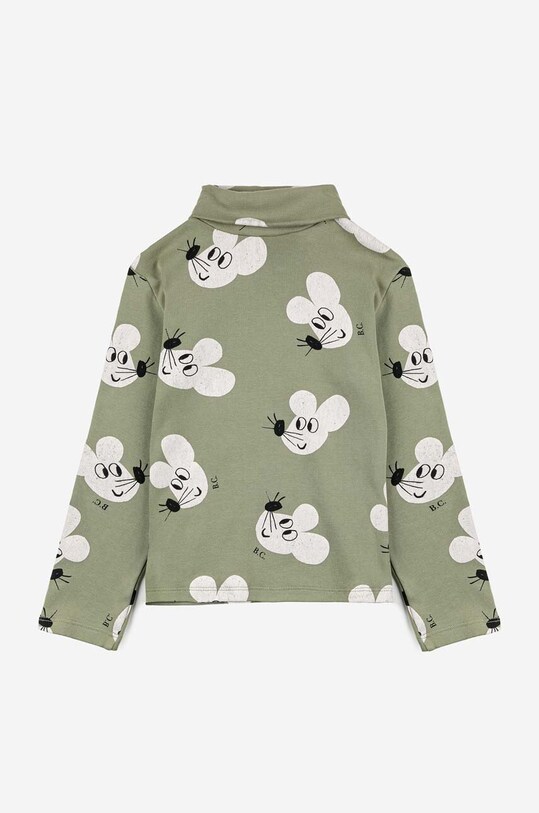 Детский лонгслив Bobo Choses 223AC026 зелёный AW23