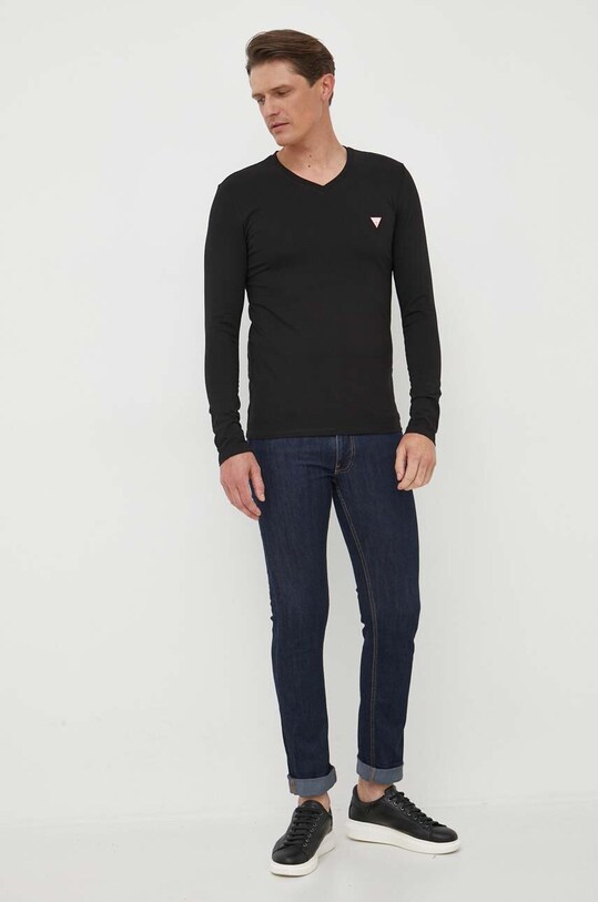 Лонгслив Guess M2YI08.J1314 чёрный AW23