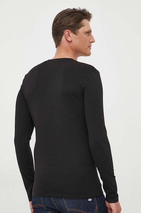 Odzież Guess longsleeve M2YI08.J1314 czarny
