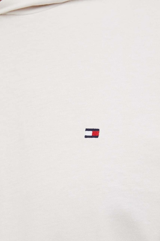 Bavlněné tričko s dlouhým rukávem Tommy Hilfiger MW0MW30063 béžová