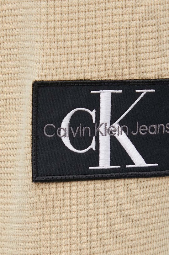 Calvin Klein Jeans bluza bawełniana J30J323485 beżowy