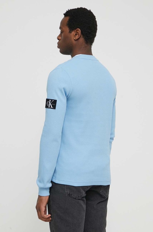 Oblečení Bavlněná mikina Calvin Klein Jeans J30J323485 modrá