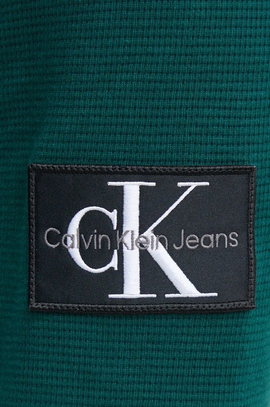 Calvin Klein Jeans bluza bawełniana J30J323485 zielony