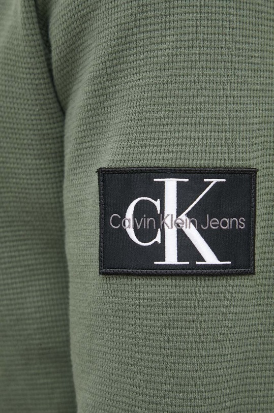 Calvin Klein Jeans bluza bawełniana J30J323485 zielony