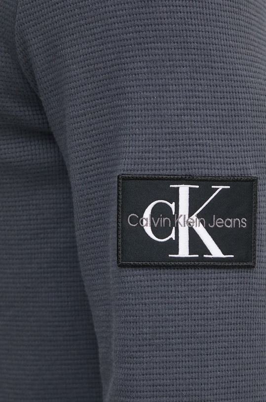 Bavlnená mikina Calvin Klein Jeans J30J323485 sivá