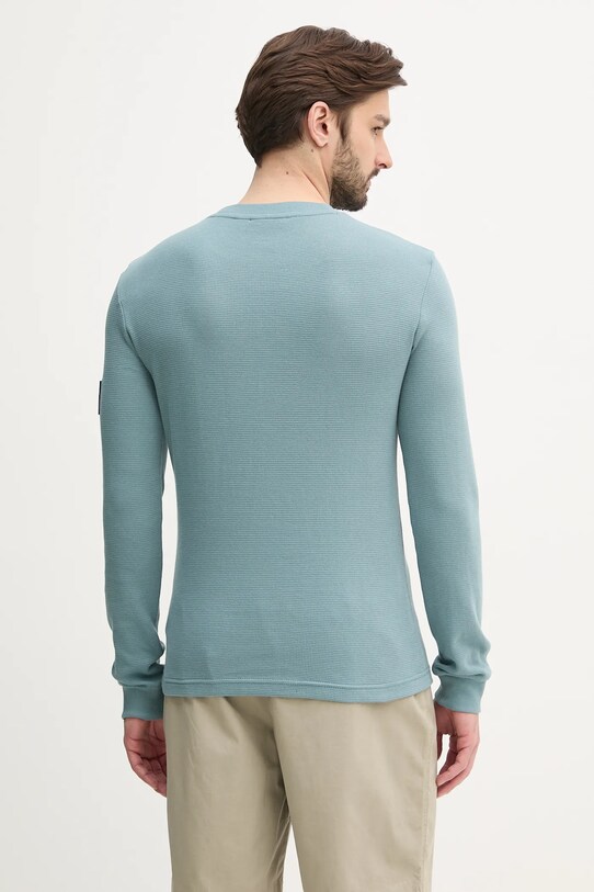 Odzież Calvin Klein Jeans bluza bawełniana J30J323485 zielony