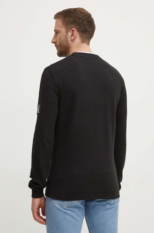 Odzież Calvin Klein Jeans bluza bawełniana J30J323485 czarny