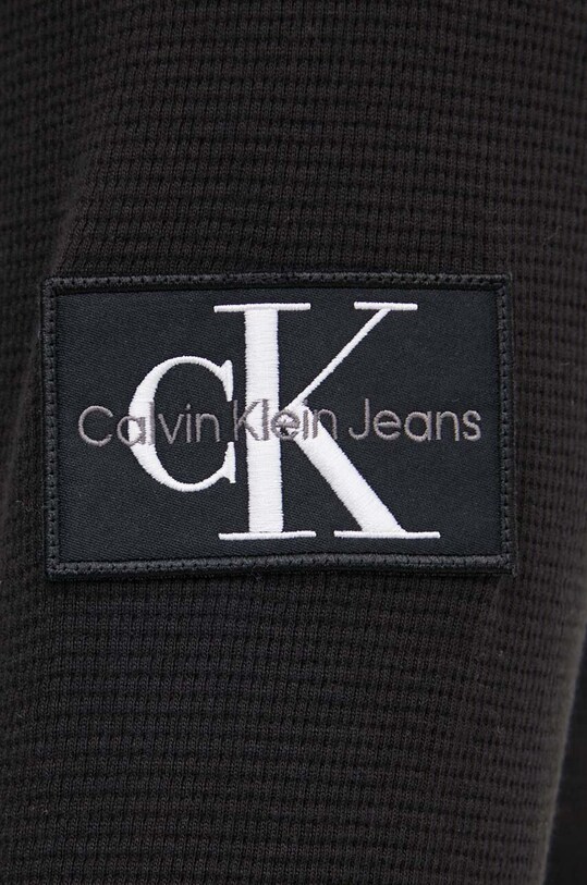 Бавовняна кофта Calvin Klein Jeans J30J323485 чорний