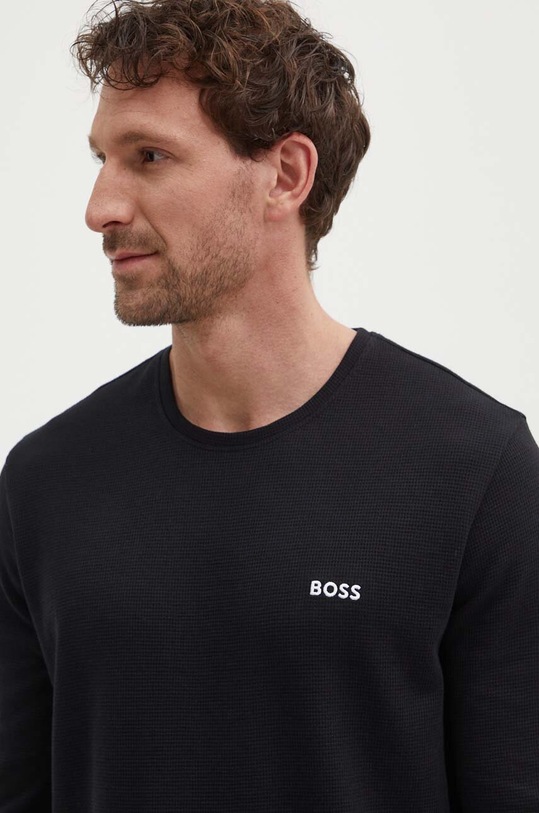 BOSS longsleeve lounge negru 50479387