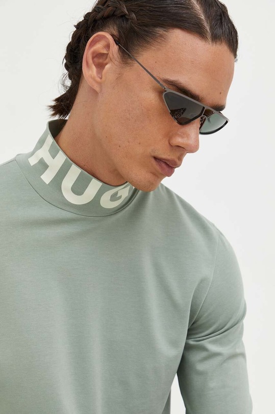 HUGO longsleeve zielony 50494128