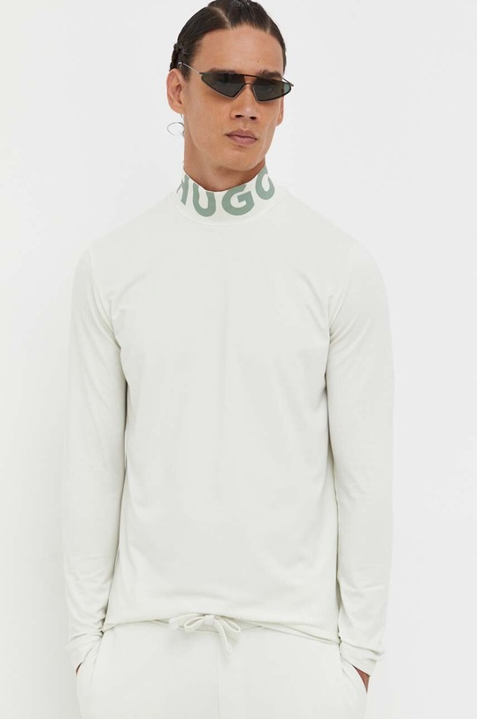 HUGO longsleeve zielony 50494128