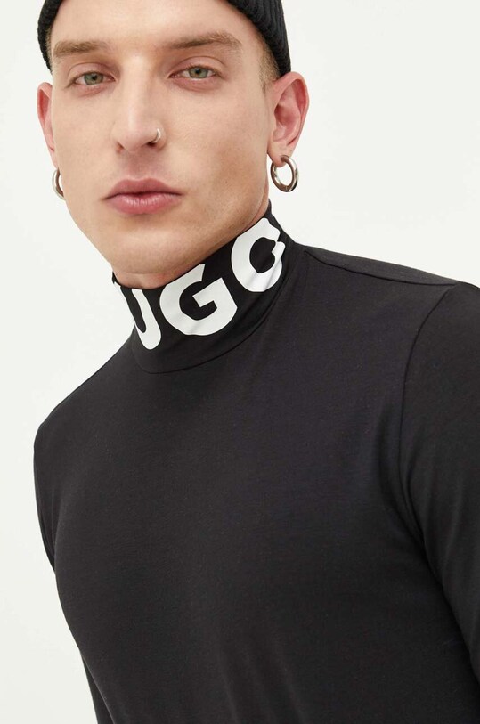 Tričko s dlouhým rukávem HUGO černá 50494128