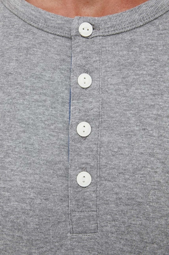 Бавовняний лонгслів Lindbergh сірий 30.420095.GREY.MEL