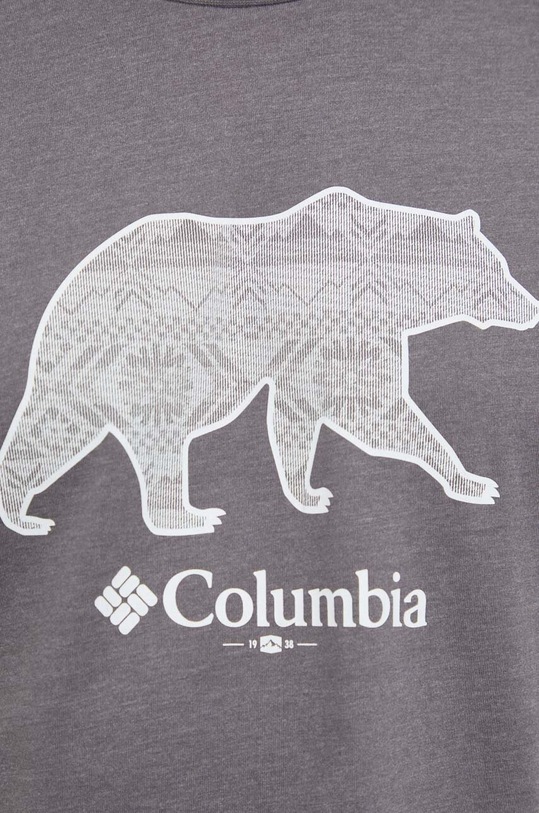 Columbia longsleeve bawełniany 2013545 szary