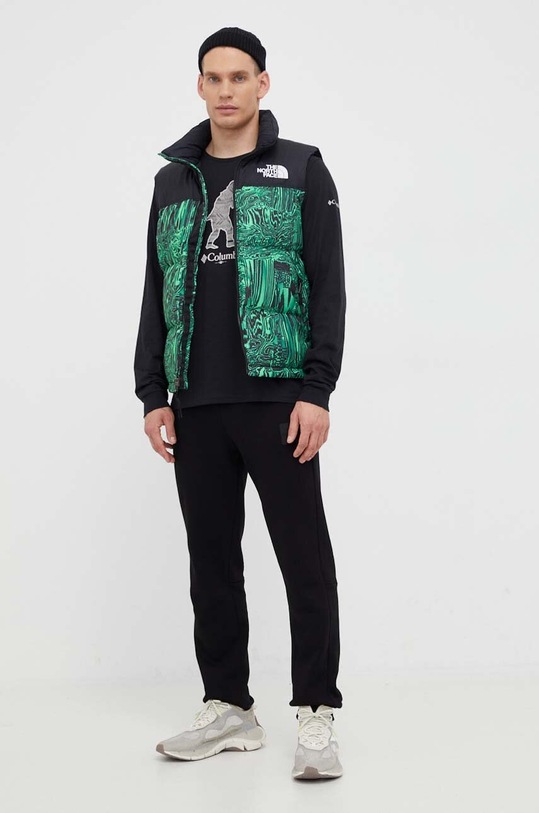 Памучна блуза с дълги ръкави Columbia 2013545 черен AW24