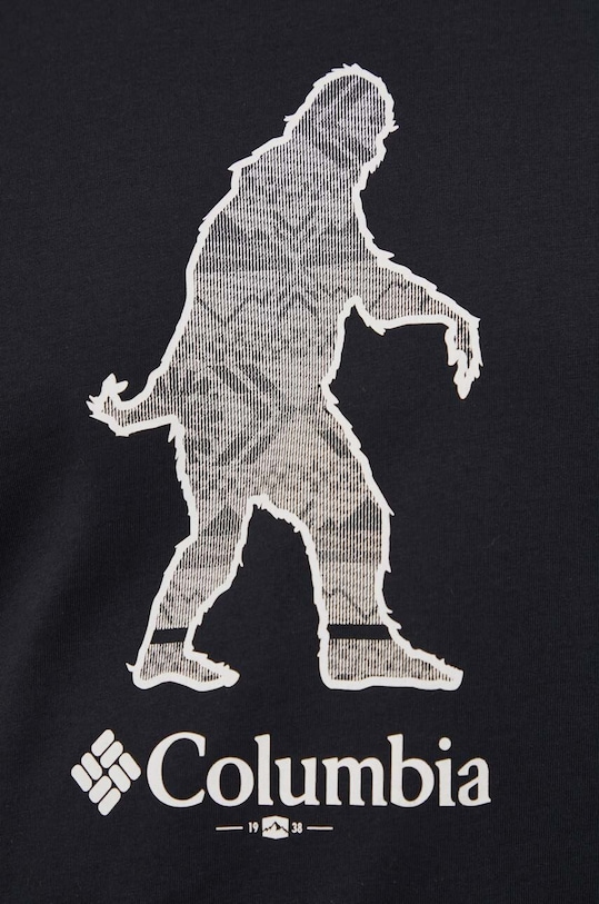 Памучна блуза с дълги ръкави Columbia 2013545 черен