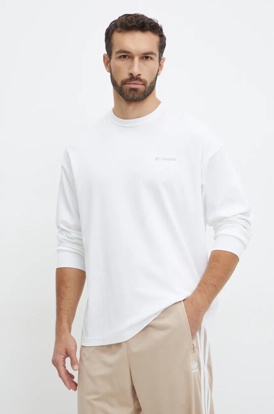 Îmbrăcăminte Columbia longsleeve 2029674 alb