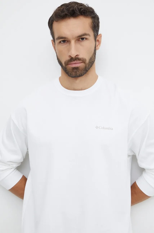 Tričko s dlhým rukávom Columbia biela 2029674