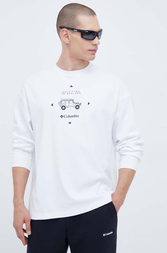 Блуза с дълги ръкави Columbia 2029674 бял AW24
