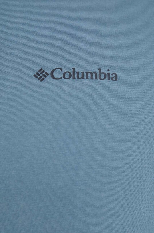 Columbia longsleeve din bumbac 2054553 albastru