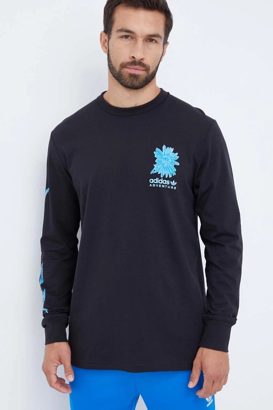 Odzież adidas Originals longsleeve bawełniany IL5180 czarny