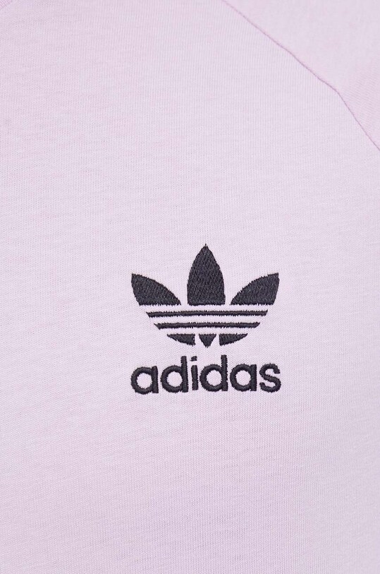 Bavlněné tričko s dlouhým rukávem adidas Originals IM0409 růžová