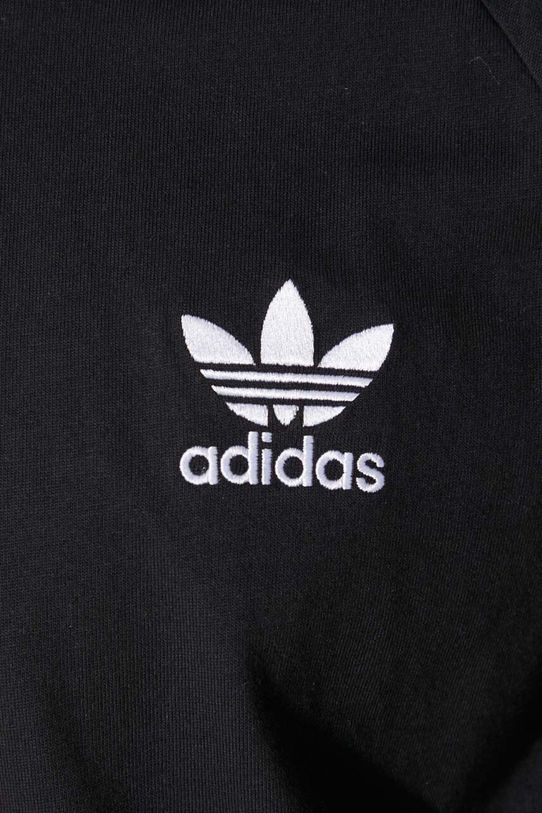 Бавовняний лонгслів adidas Originals 3-Stripes Long Sleeve Tee IA4877