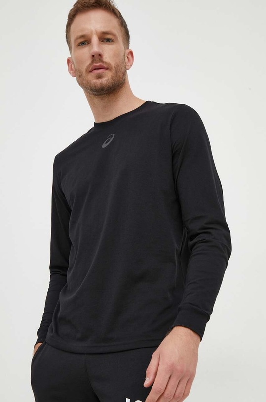 Asics longsleeve regular czarny 2031D126.001