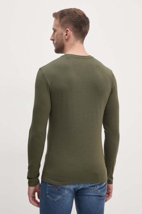 Odzież Guess longsleeve M2YI28.J1314 zielony