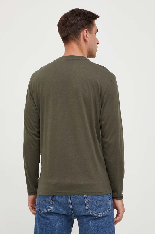 Βαμβακερή μπλούζα με μακριά μανίκια North Sails 692906 πράσινο AW23