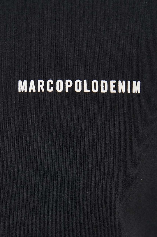 Bavlnené tričko s dlhým rukávom Marc O'Polo DENIM 366220452036 čierna