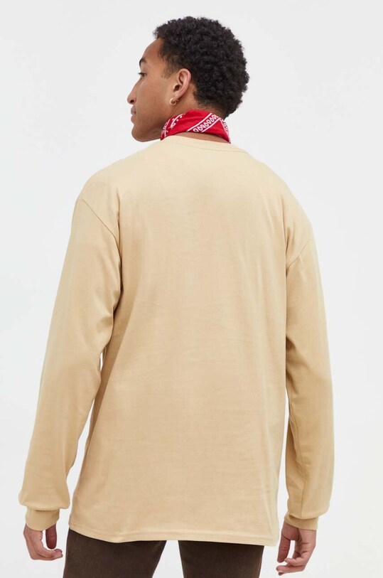 Îmbrăcăminte Vans longsleeve din bumbac VN00001AYUU1 bej