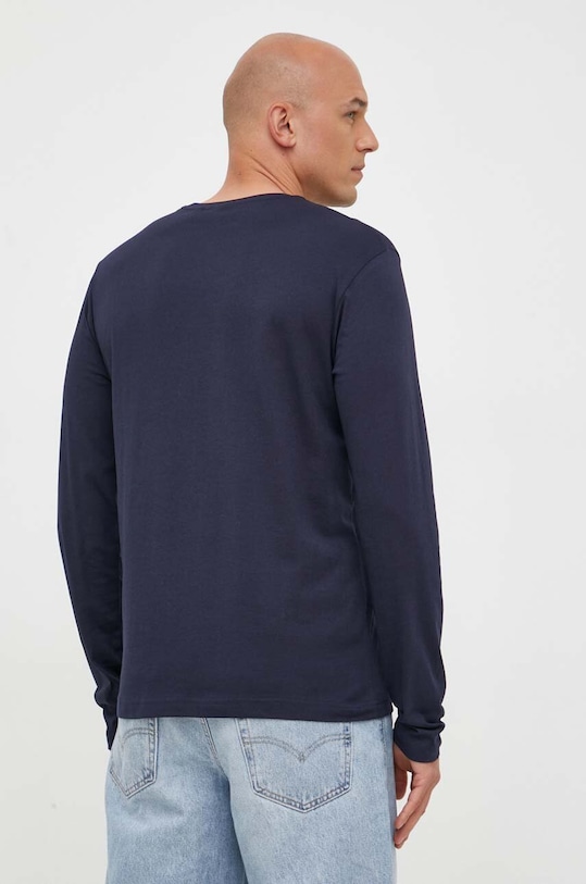 Odzież Gant longsleeve bawełniany 2004049 granatowy