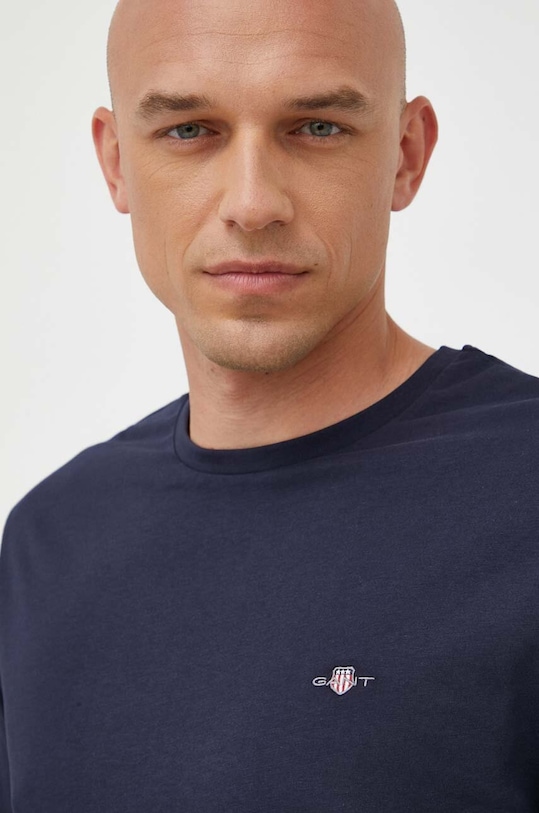 Gant longsleeve bawełniany granatowy 2004049