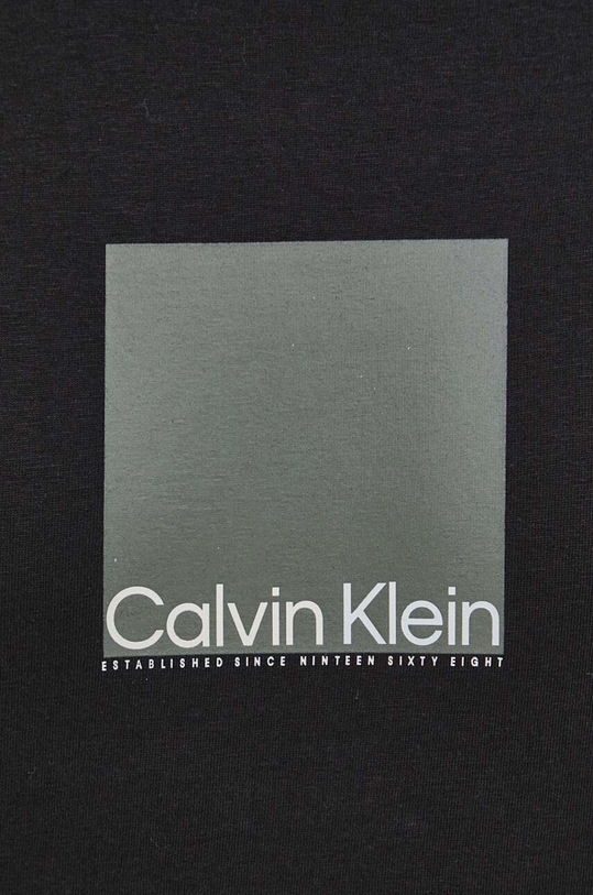 Pamučna majica dugih rukava Calvin Klein K10K111835 crna