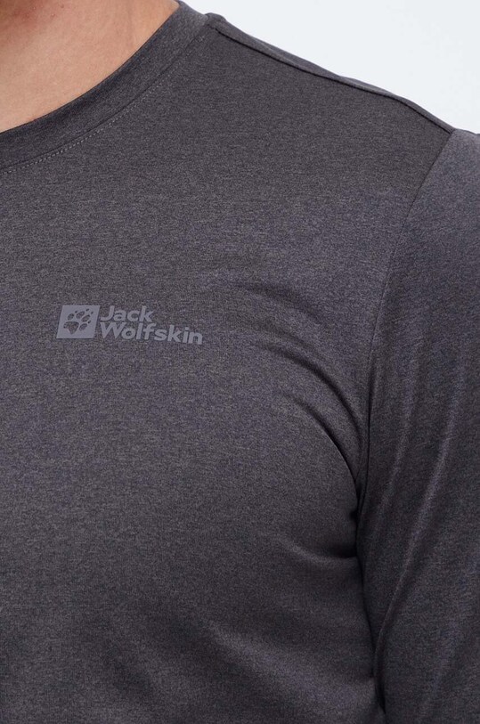 Спортивний лонгслів Jack Wolfskin Sky Thermal 1808682 сірий